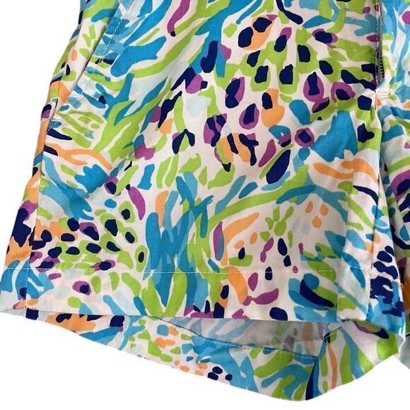 Lilly Pulitzer Chipper Short White Sea Soiree Size 0 - Picture 5 of 6